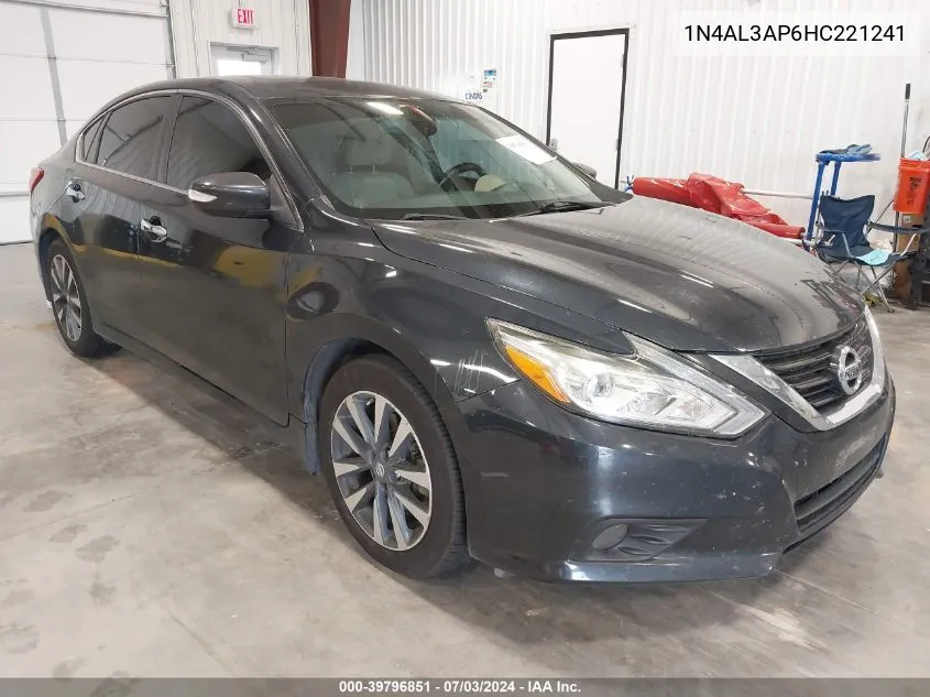 1N4AL3AP6HC221241 2017 Nissan Altima 2.5 Sv