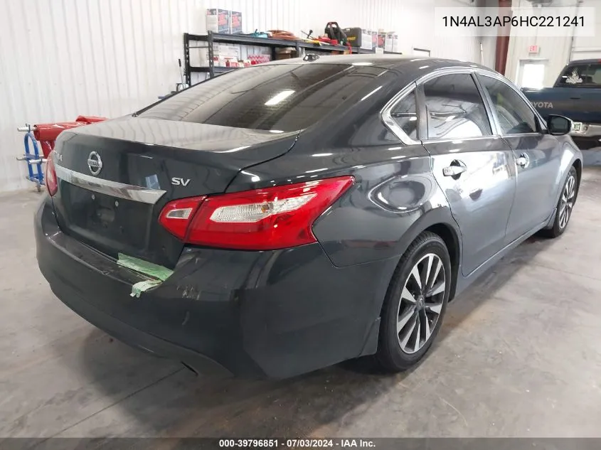 1N4AL3AP6HC221241 2017 Nissan Altima 2.5 Sv