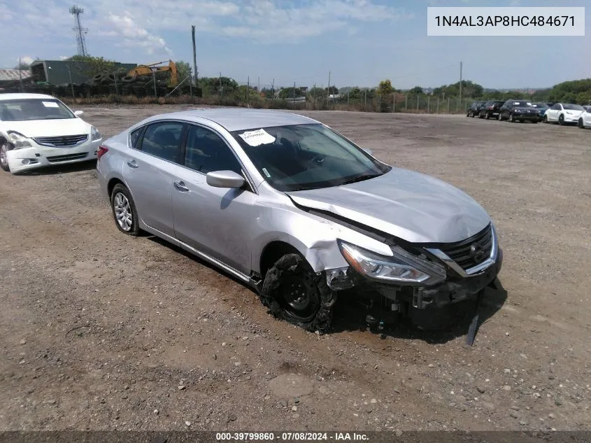 2017 Nissan Altima 2.5 S VIN: 1N4AL3AP8HC484671 Lot: 39799860