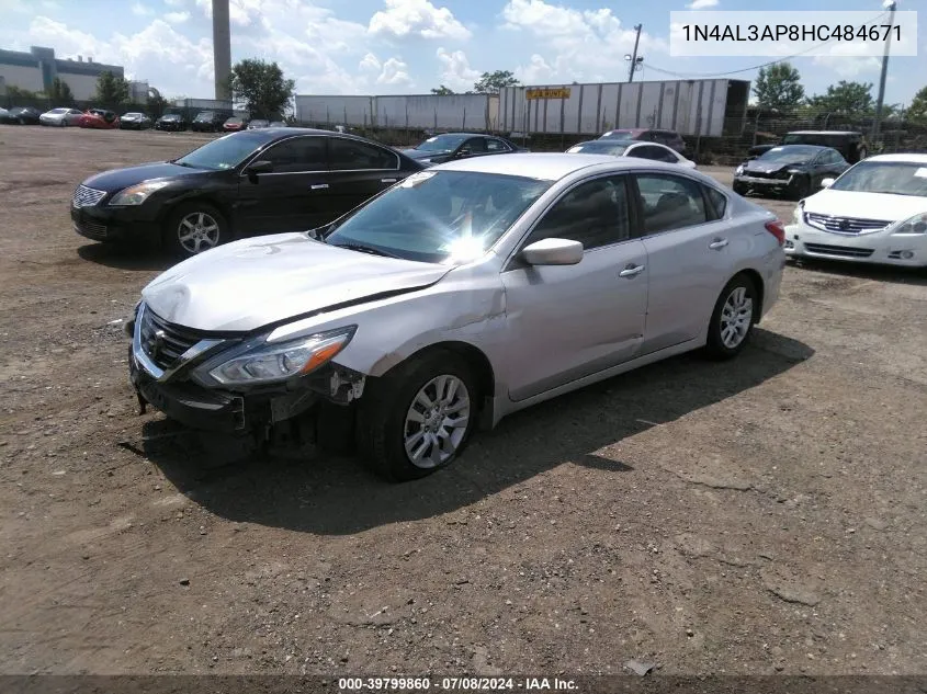 2017 Nissan Altima 2.5 S VIN: 1N4AL3AP8HC484671 Lot: 39799860