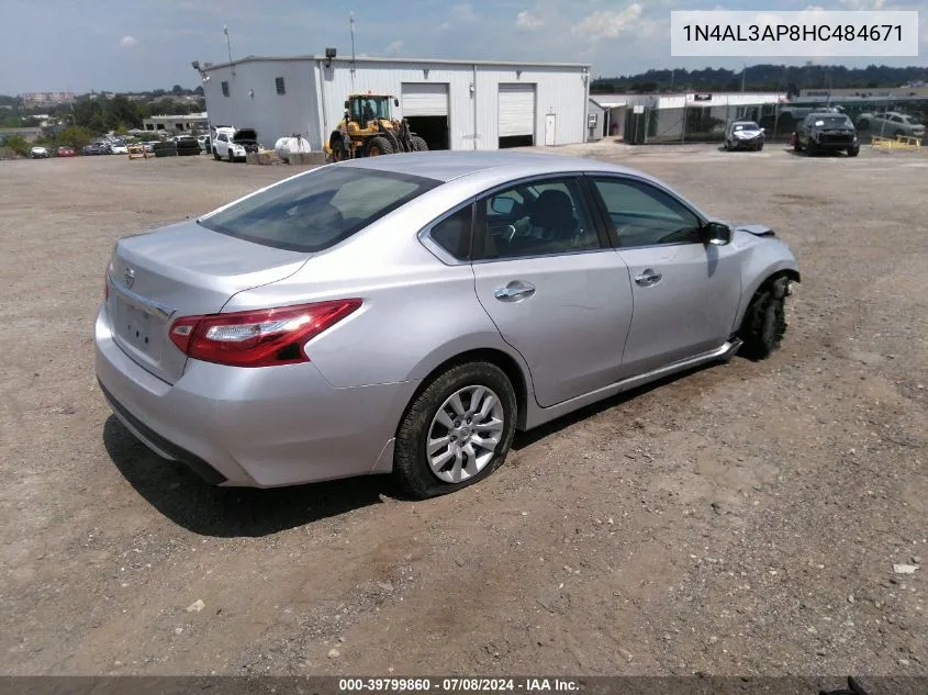 2017 Nissan Altima 2.5 S VIN: 1N4AL3AP8HC484671 Lot: 39799860