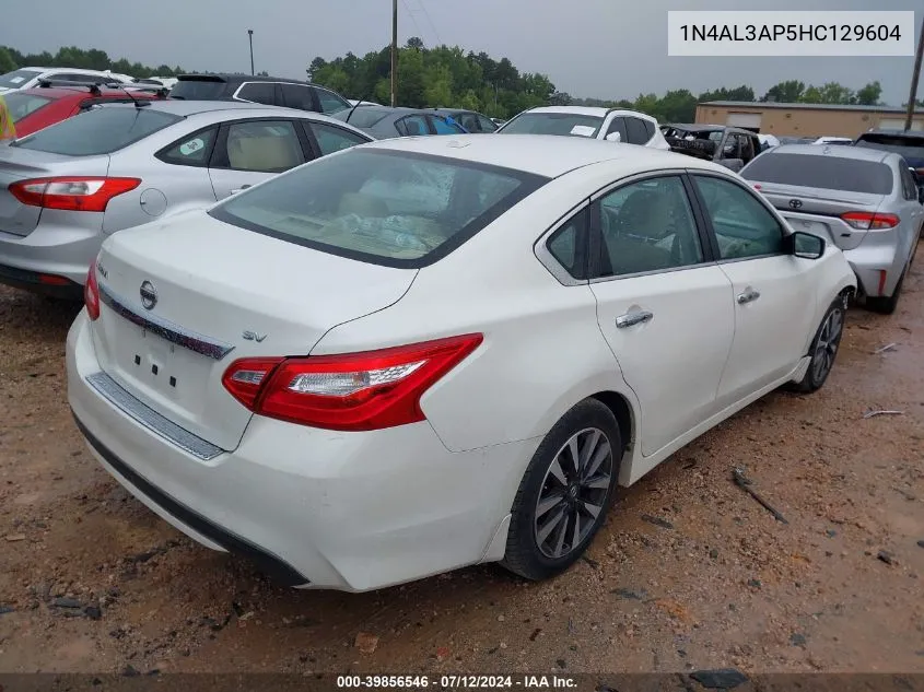 1N4AL3AP5HC129604 2017 Nissan Altima 2.5 Sv