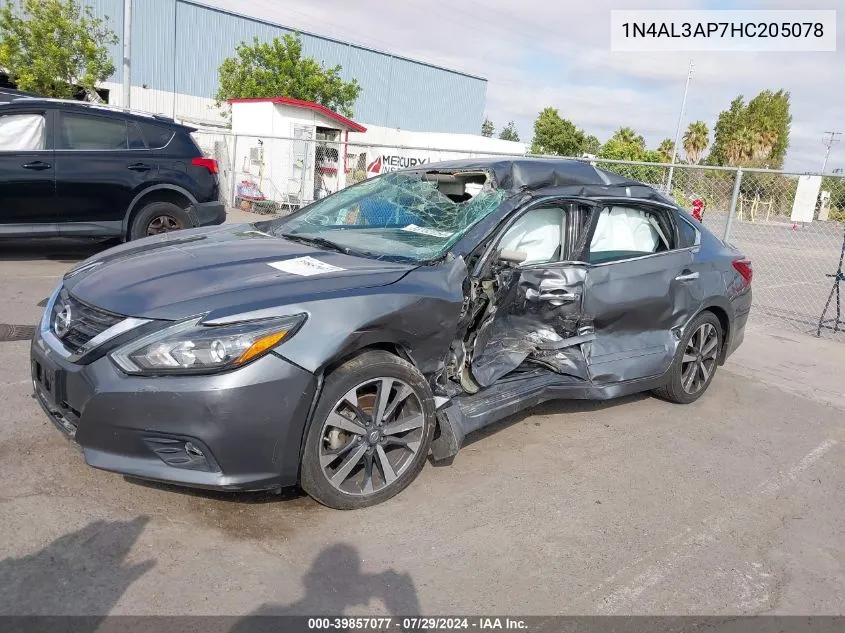 1N4AL3AP7HC205078 2017 Nissan Altima 2.5/S/Sv/Sl/Sr