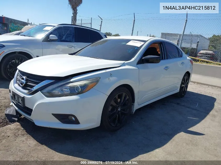 1N4AL3AP4HC215812 2017 Nissan Altima 2.5 Sr