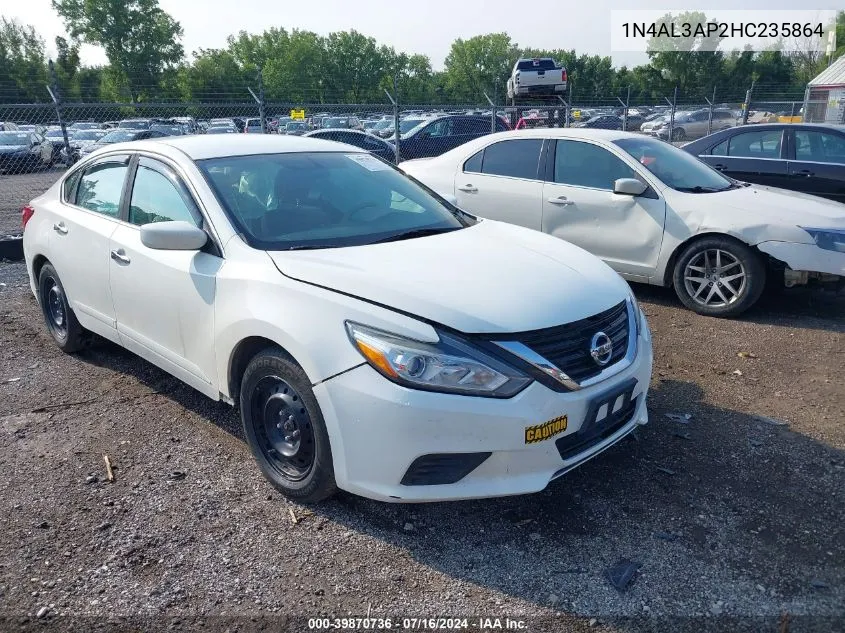 2017 Nissan Altima 2.5 S VIN: 1N4AL3AP2HC235864 Lot: 39870736