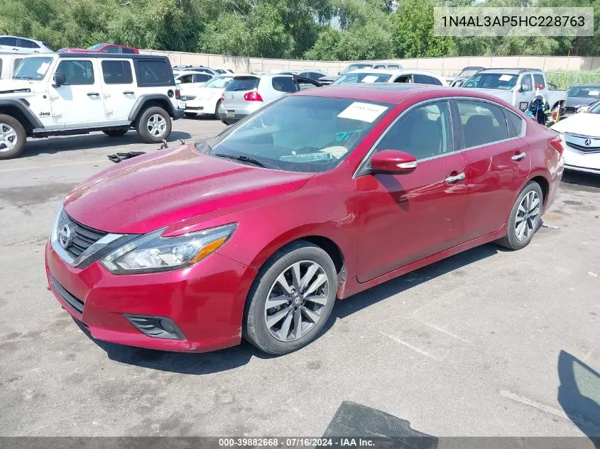 2017 Nissan Altima 2.5 Sl VIN: 1N4AL3AP5HC228763 Lot: 39882668