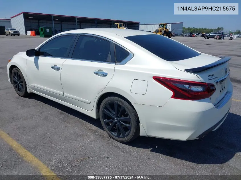 1N4AL3AP9HC215675 2017 Nissan Altima 2.5 Sr