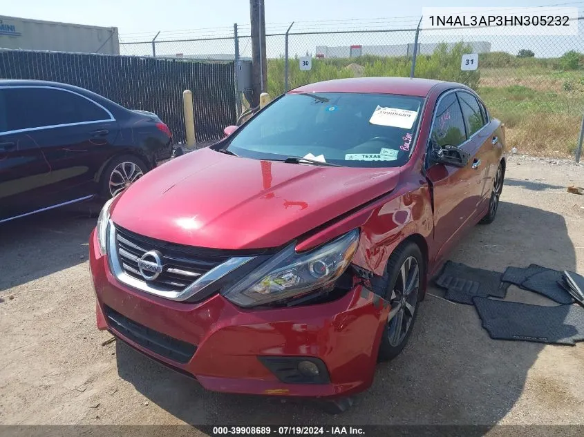 2017 Nissan Altima 2.5 Sr VIN: 1N4AL3AP3HN305232 Lot: 39908689