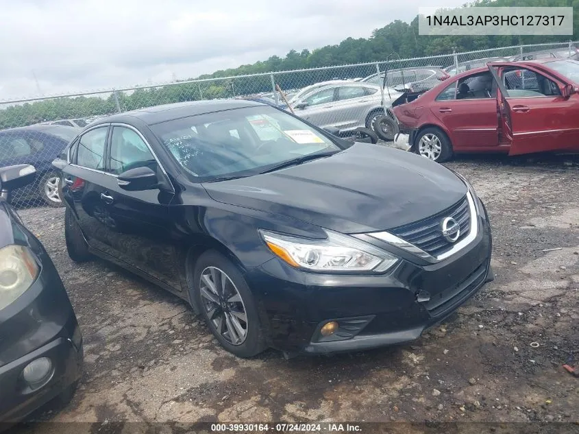 2017 Nissan Altima 2.5 Sv VIN: 1N4AL3AP3HC127317 Lot: 39930164