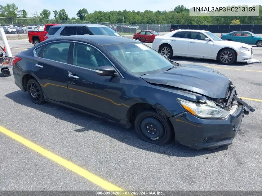 2017 Nissan Altima 2.5 Sl VIN: 1N4AL3AP3HC213159 Lot: 39934205