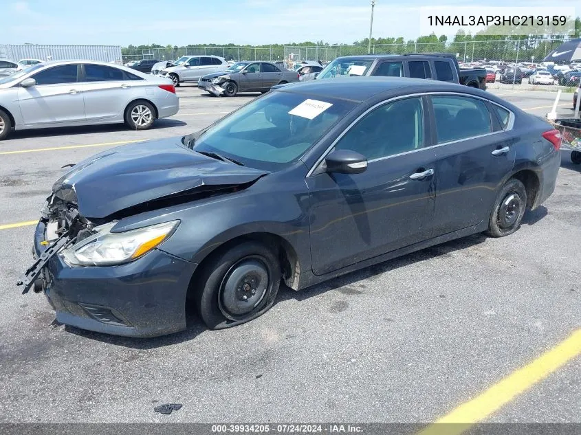 2017 Nissan Altima 2.5 Sl VIN: 1N4AL3AP3HC213159 Lot: 39934205