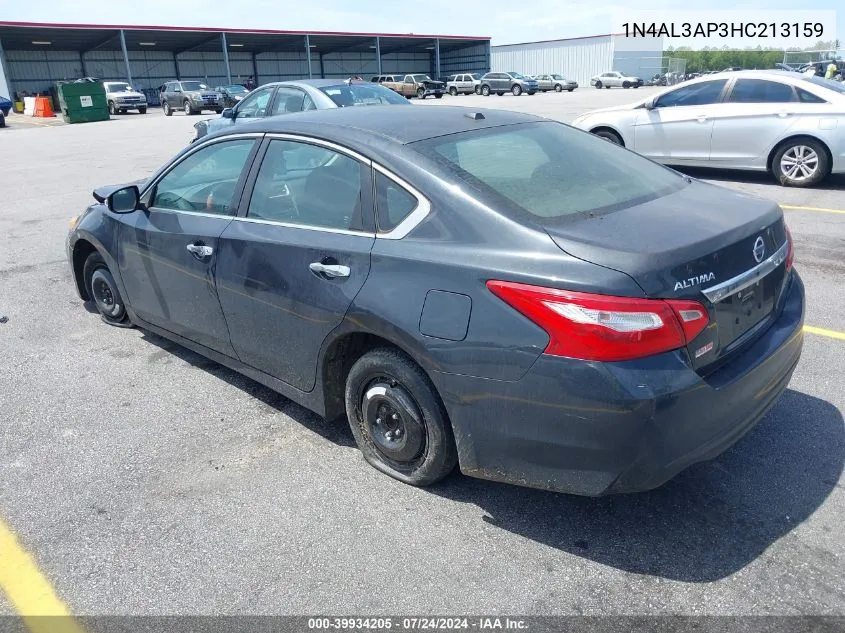 2017 Nissan Altima 2.5 Sl VIN: 1N4AL3AP3HC213159 Lot: 39934205