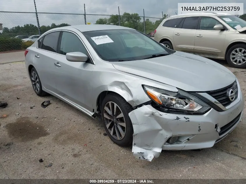 2017 Nissan Altima 2.5 Sv VIN: 1N4AL3AP7HC253759 Lot: 39934259