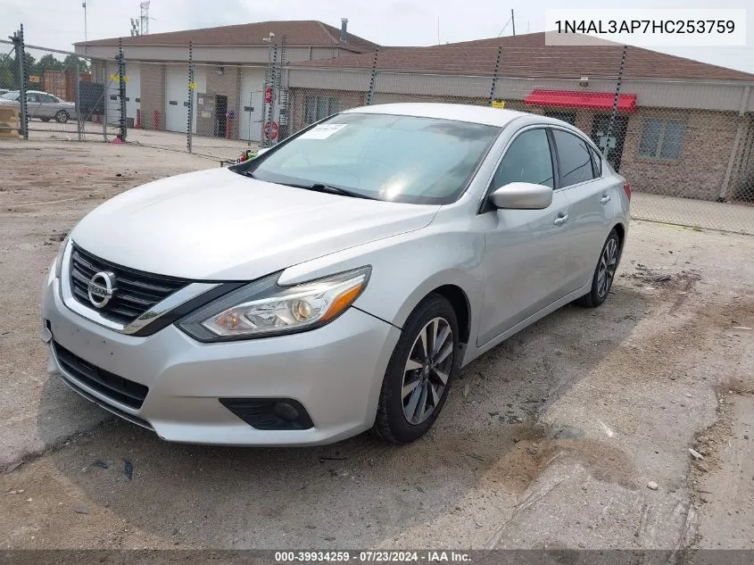 1N4AL3AP7HC253759 2017 Nissan Altima 2.5 Sv