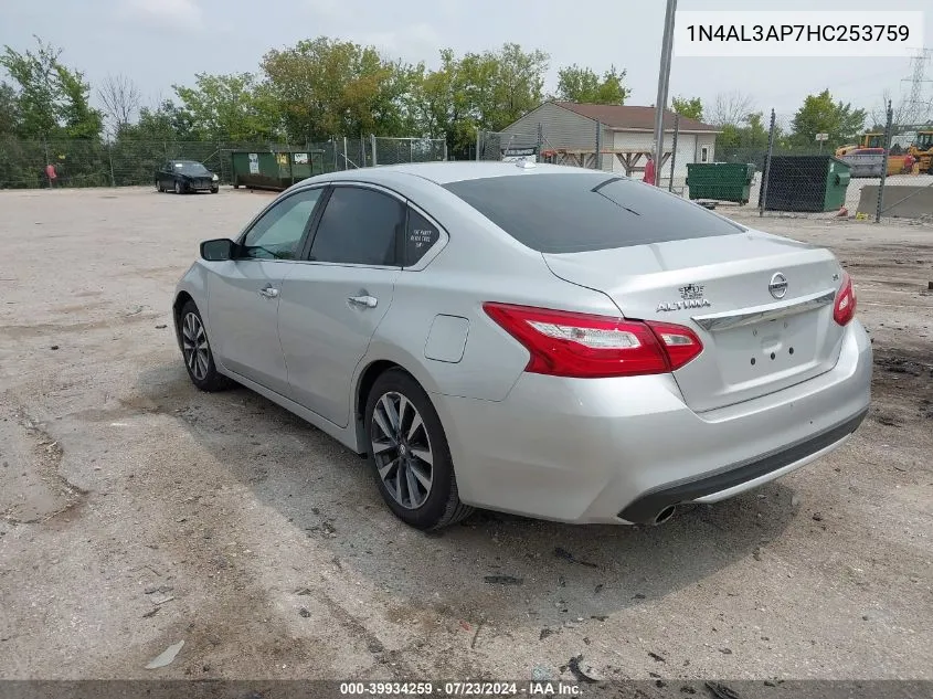 1N4AL3AP7HC253759 2017 Nissan Altima 2.5 Sv