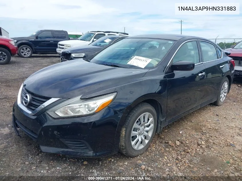 2017 Nissan Altima 2.5 S VIN: 1N4AL3AP9HN331883 Lot: 39941371