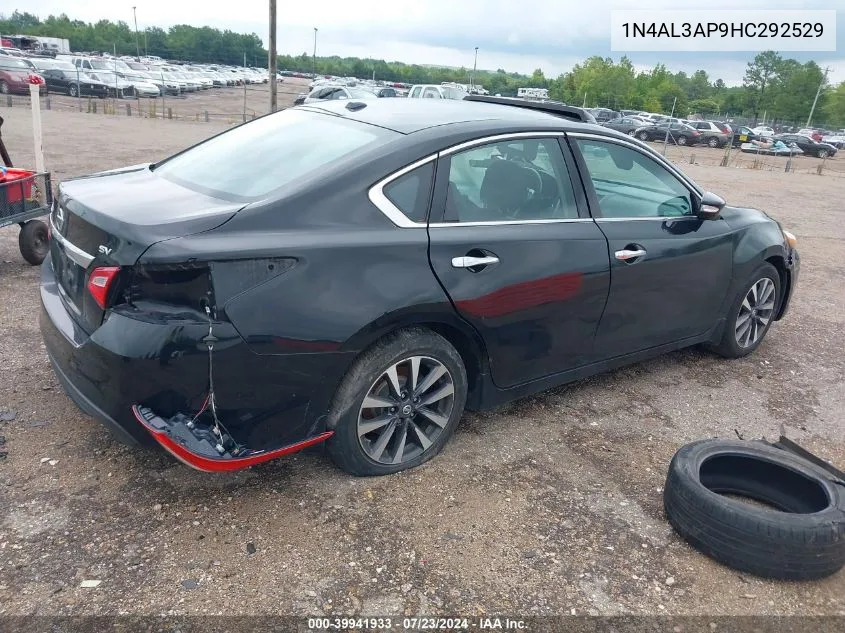 2017 Nissan Altima 2.5 Sv VIN: 1N4AL3AP9HC292529 Lot: 39941933