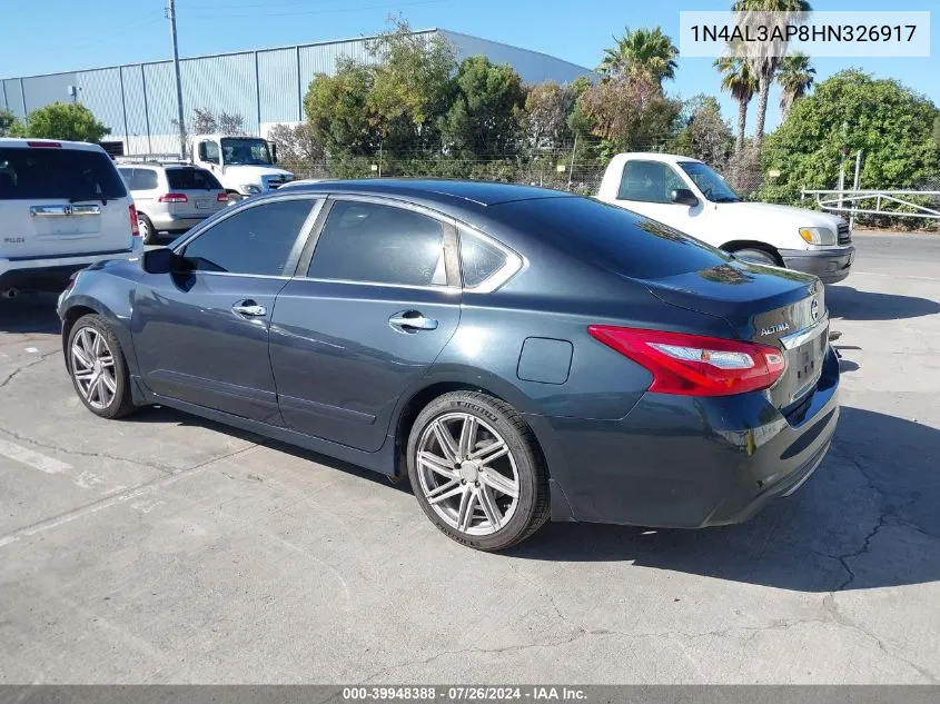 1N4AL3AP8HN326917 2017 Nissan Altima 2.5/S/Sv/Sl/Sr