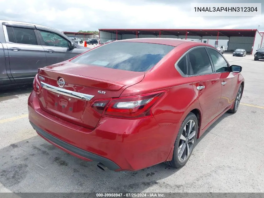 1N4AL3AP4HN312304 2017 Nissan Altima 2.5 Sr