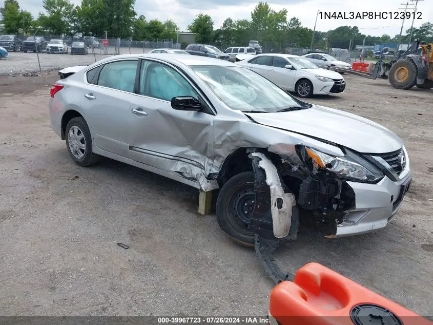 2017 Nissan Altima 2.5 S VIN: 1N4AL3AP8HC123912 Lot: 39967723