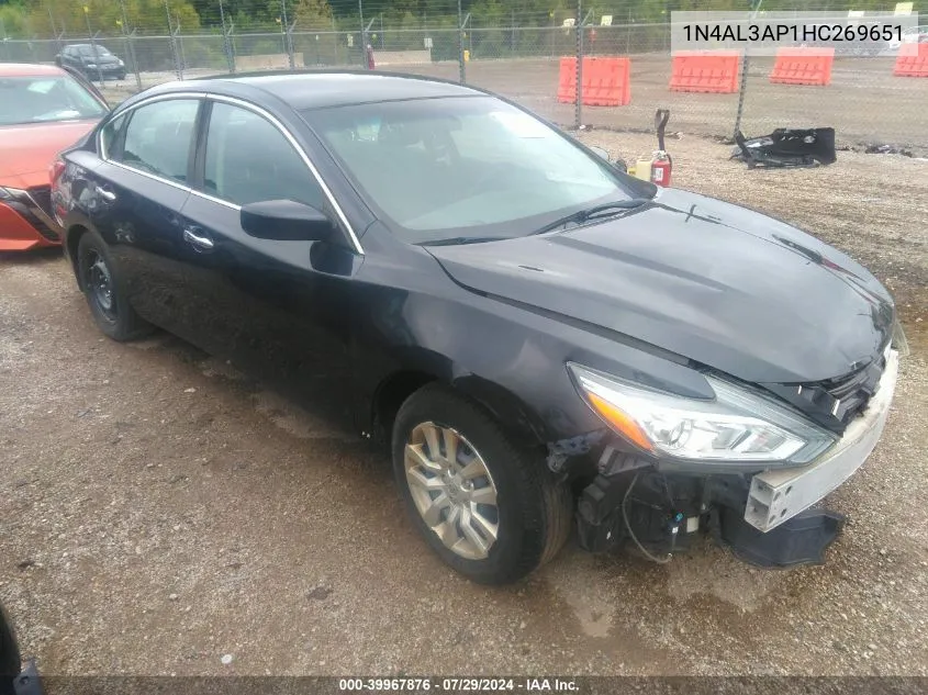 2017 Nissan Altima 2.5 S VIN: 1N4AL3AP1HC269651 Lot: 39967876