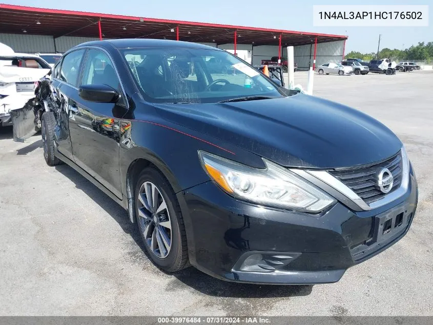 2017 Nissan Altima 2.5 Sv VIN: 1N4AL3AP1HC176502 Lot: 39976484