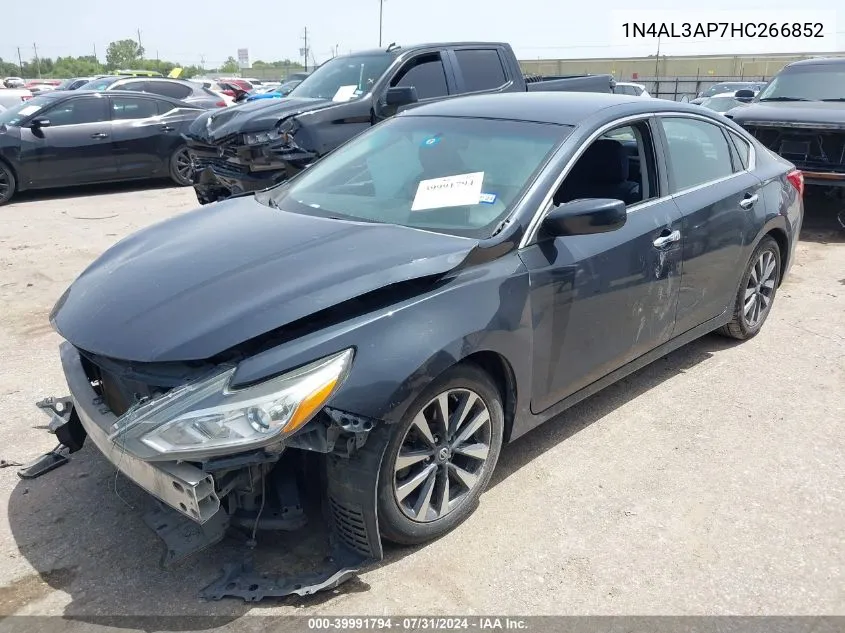 2017 Nissan Altima 2.5 Sv VIN: 1N4AL3AP7HC266852 Lot: 39991794