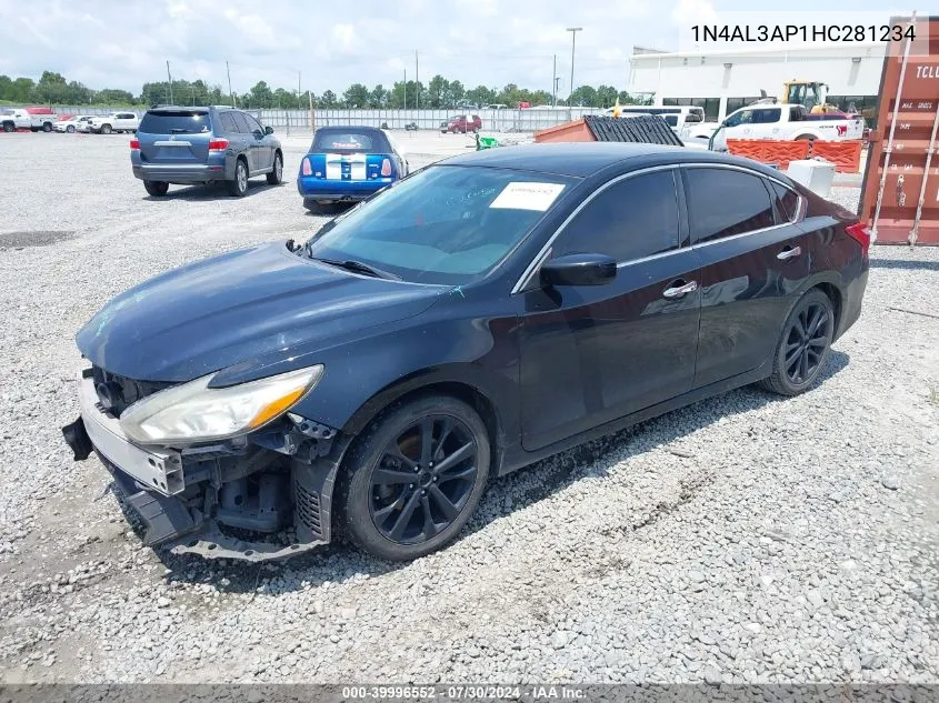 2017 Nissan Altima 2.5 S VIN: 1N4AL3AP1HC281234 Lot: 39996552