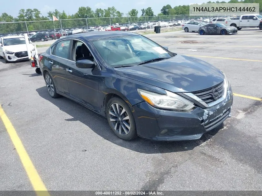 2017 Nissan Altima 2.5 Sv VIN: 1N4AL3AP9HC144462 Lot: 40011252