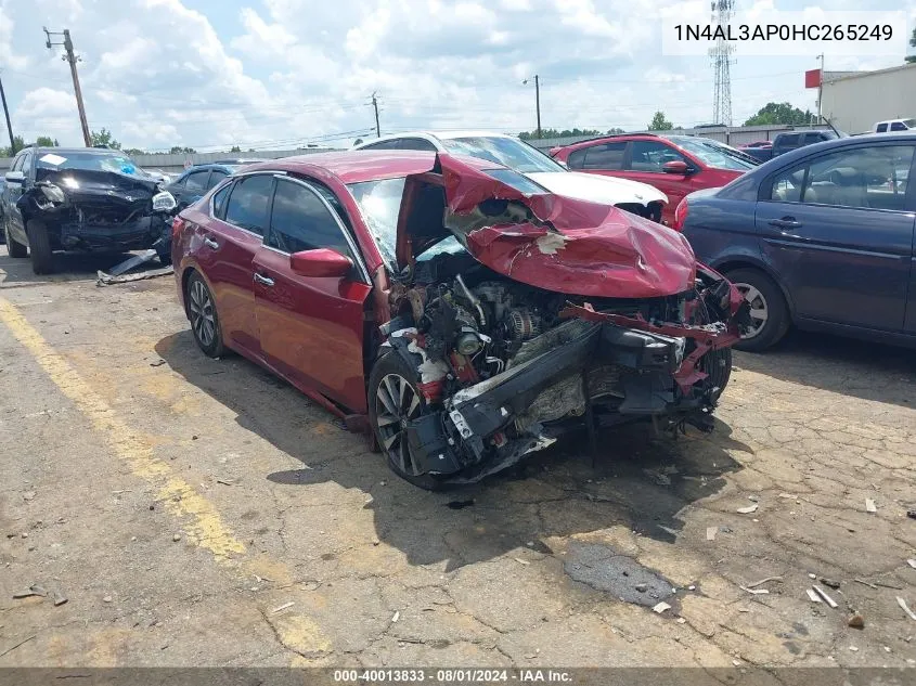 1N4AL3AP0HC265249 2017 Nissan Altima 2.5 Sv