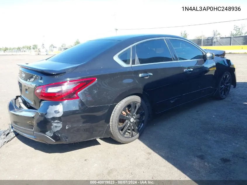 1N4AL3AP0HC248936 2017 Nissan Altima 2.5 Sr