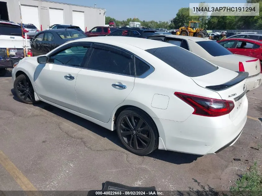 1N4AL3AP7HC191294 2017 Nissan Altima 2.5 Sr