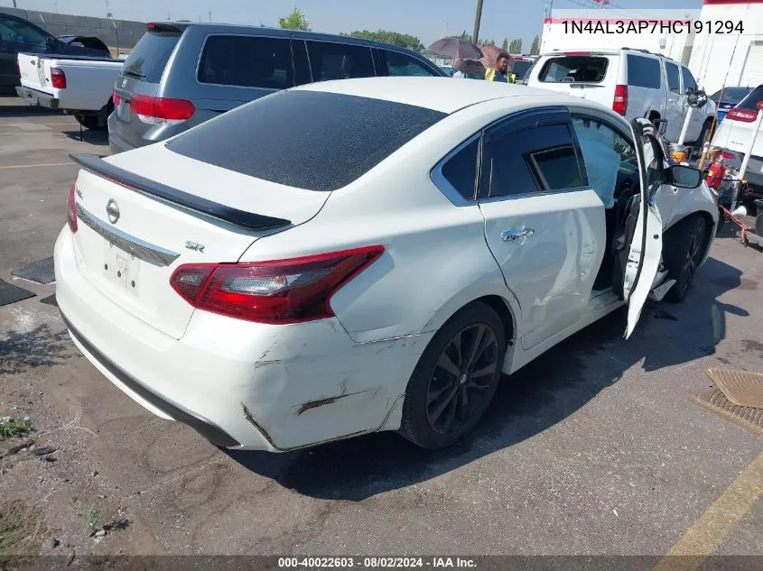 1N4AL3AP7HC191294 2017 Nissan Altima 2.5 Sr