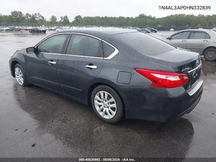 1N4AL3AP0HN332839 2017 Nissan Altima 2.5 S