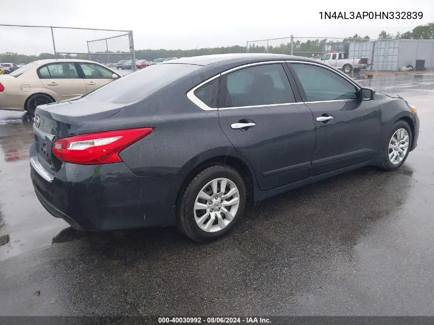 1N4AL3AP0HN332839 2017 Nissan Altima 2.5 S