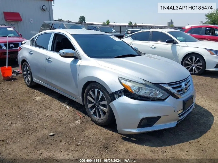 2017 Nissan Altima 2.5 Sl VIN: 1N4AL3AP1HC185474 Lot: 40041351