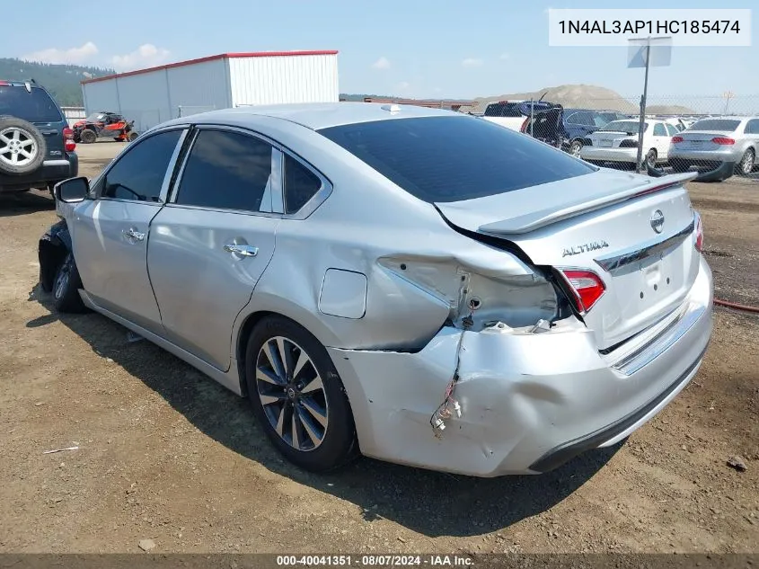 1N4AL3AP1HC185474 2017 Nissan Altima 2.5 Sl