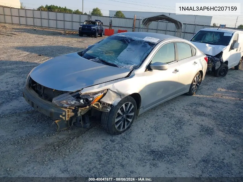 2017 Nissan Altima 2.5 Sv VIN: 1N4AL3AP6HC207159 Lot: 40047677