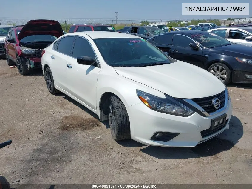 2017 Nissan Altima 2.5/2.5 S/2.5 Sl/2.5 Sr/2.5 Sv VIN: 1N4AL3AP4HC479984 Lot: 40051571