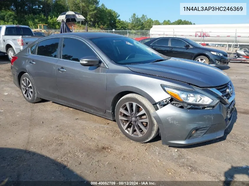 2017 Nissan Altima 2.5 Sl VIN: 1N4AL3AP3HC246369 Lot: 40052709