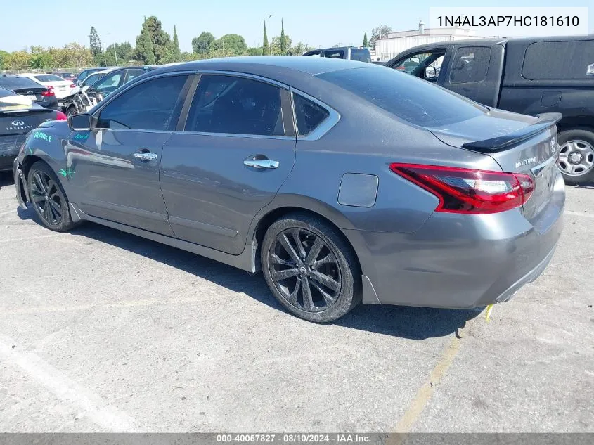 1N4AL3AP7HC181610 2017 Nissan Altima 2.5/S/Sv/Sl/Sr