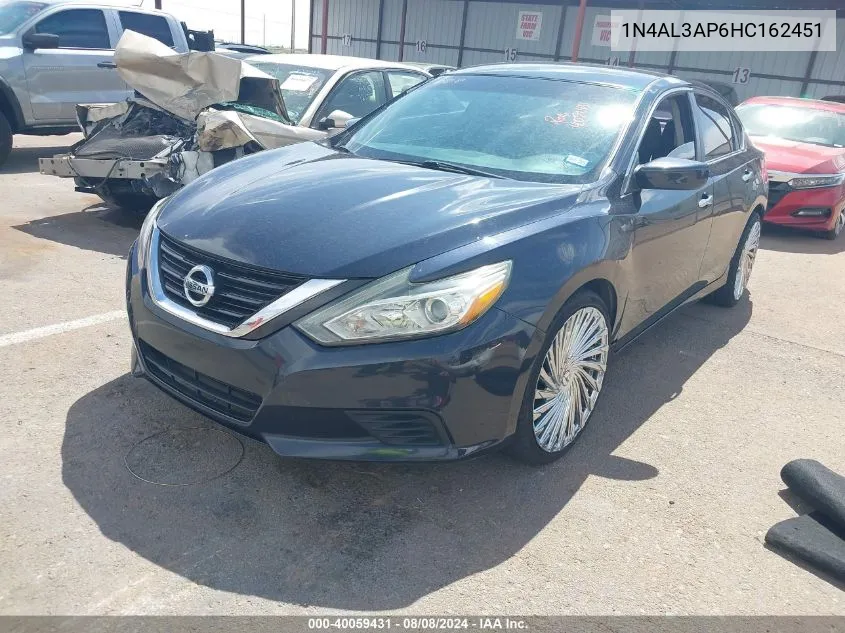 2017 Nissan Altima 2.5 S VIN: 1N4AL3AP6HC162451 Lot: 40059431