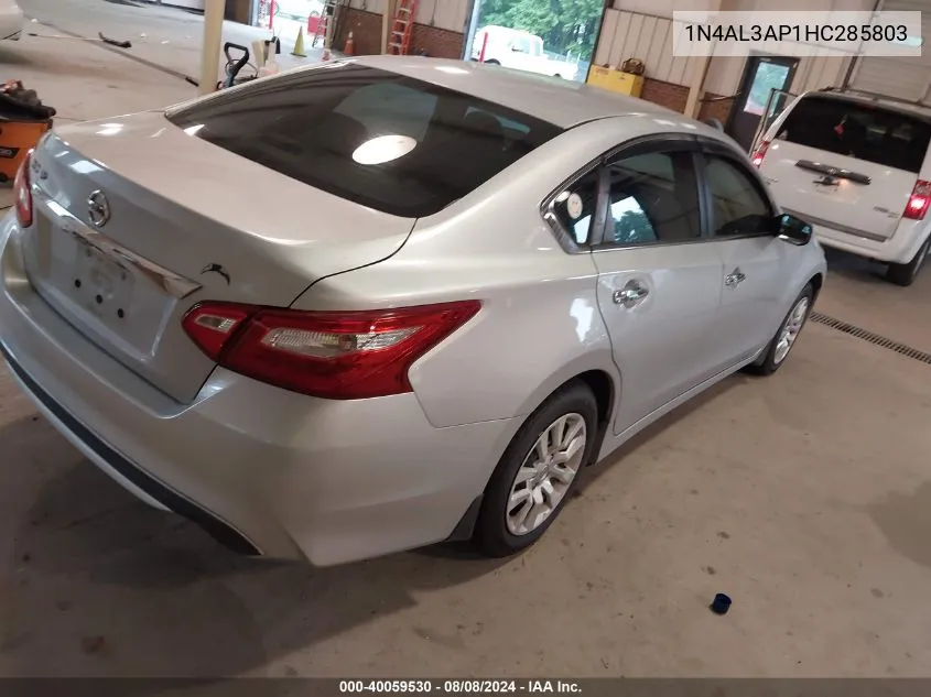 1N4AL3AP1HC285803 2017 Nissan Altima 2.5 S