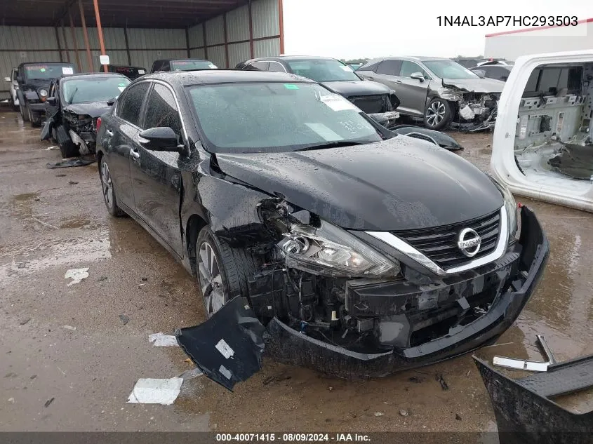 2017 Nissan Altima 2.5 Sl VIN: 1N4AL3AP7HC293503 Lot: 40071415