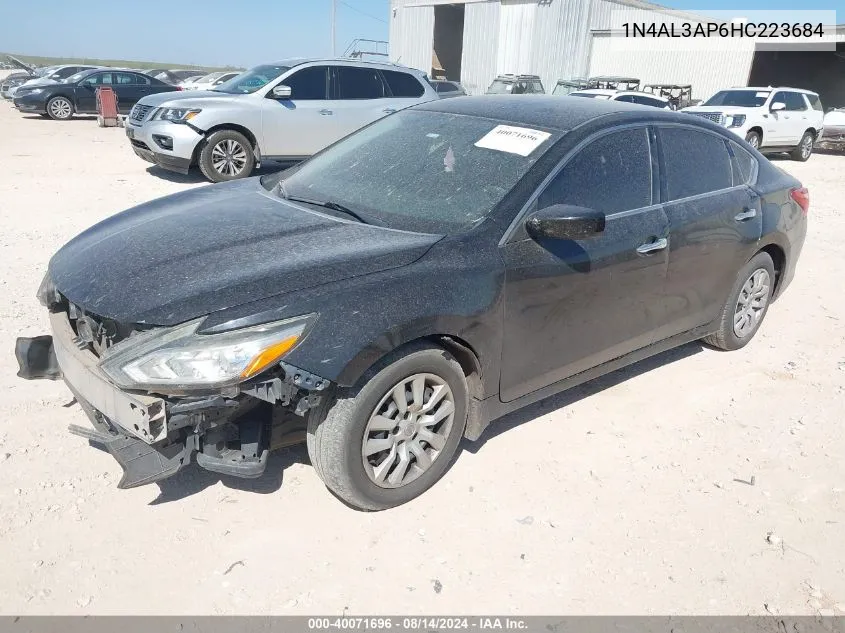 2017 Nissan Altima 2.5 S VIN: 1N4AL3AP6HC223684 Lot: 40071696