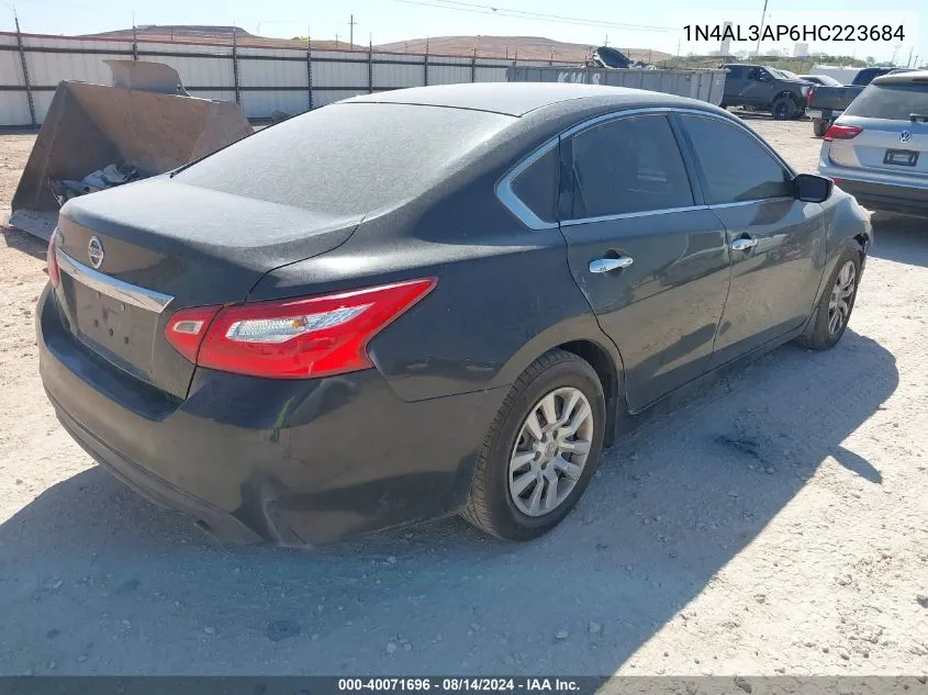 2017 Nissan Altima 2.5 S VIN: 1N4AL3AP6HC223684 Lot: 40071696