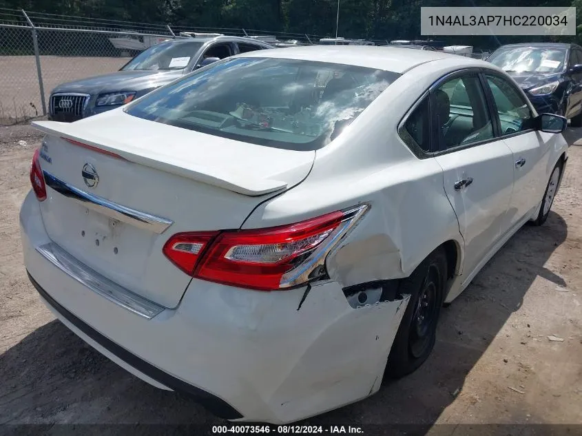 1N4AL3AP7HC220034 2017 Nissan Altima 2.5 S