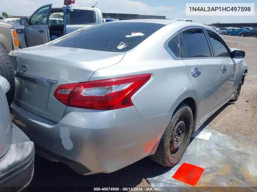 1N4AL3AP1HC497598 2017 Nissan Altima 2.5/S/Sv/Sl/Sr