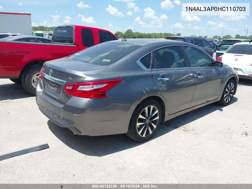 1N4AL3AP0HC110703 2017 Nissan Altima 2.5 Sv