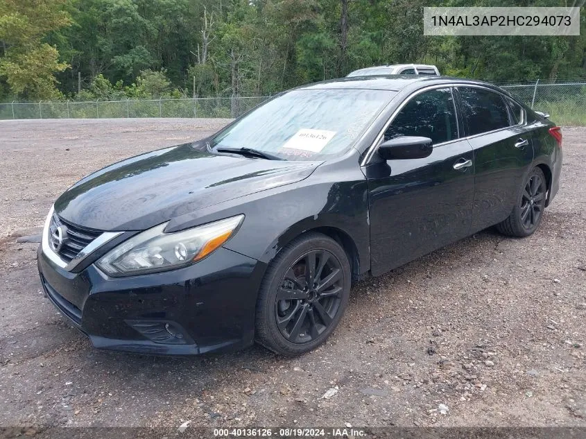 2017 Nissan Altima 2.5 Sr VIN: 1N4AL3AP2HC294073 Lot: 40136126